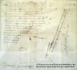 1723 survey done by my 7-greats uncle 1723 survey done by my 7-greats uncle
